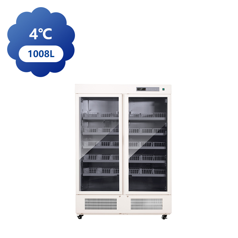 Forced Air Cooling Blood Bank Fridge For Lab 